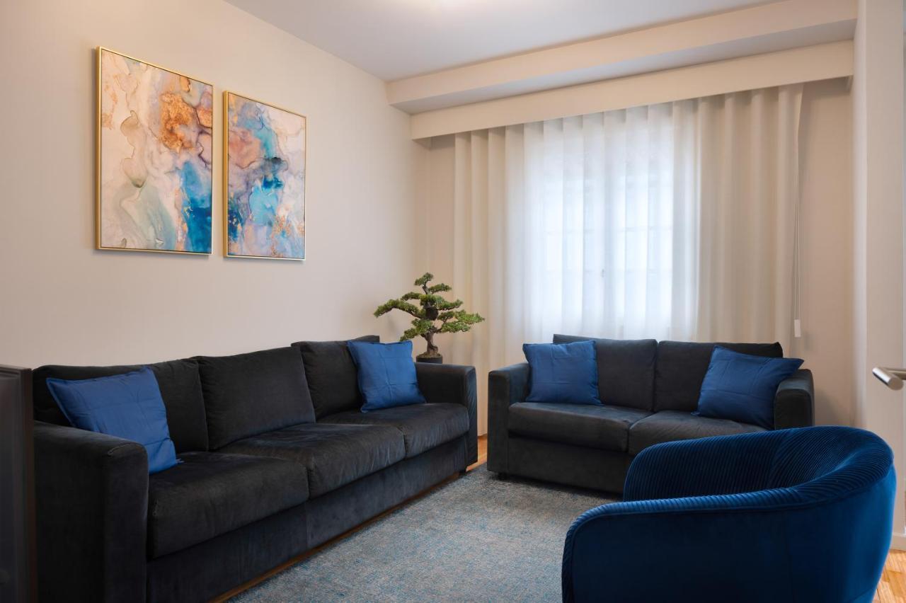 Invicta Premium - 4Br Downtown Apartment With Ac 포르투 외부 사진